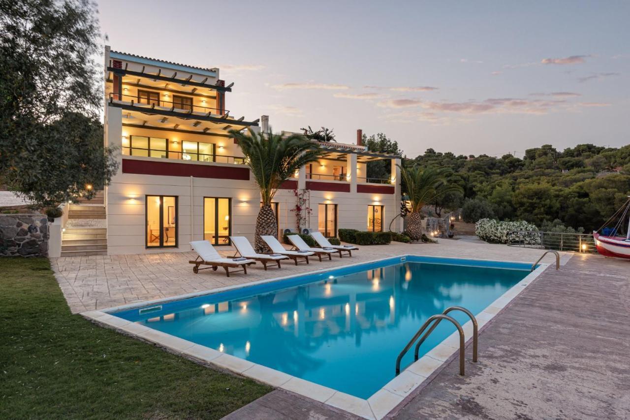 Aphaia Villa Aegina Agia Marina  Esterno foto